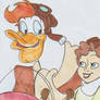 Zinaida with Launchpad McQuack