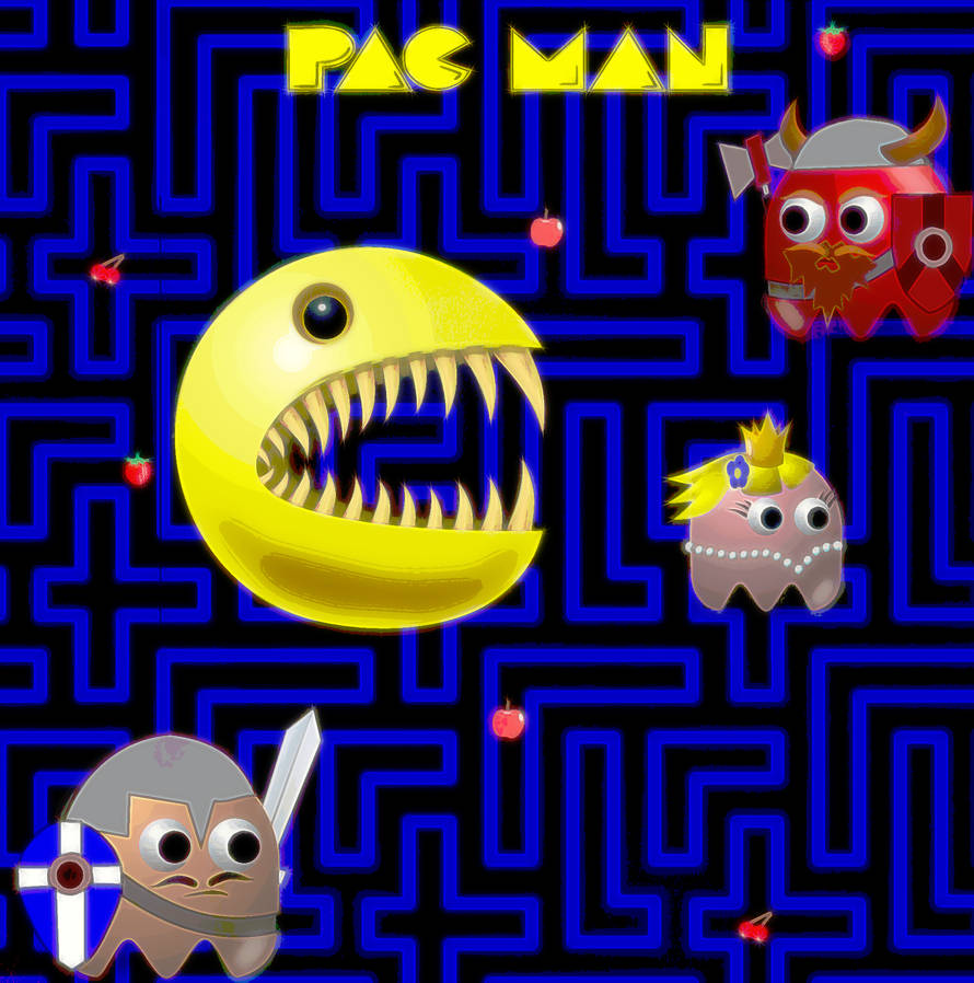 Pac - Man - Monster by Dark-Wayfarer on DeviantArt