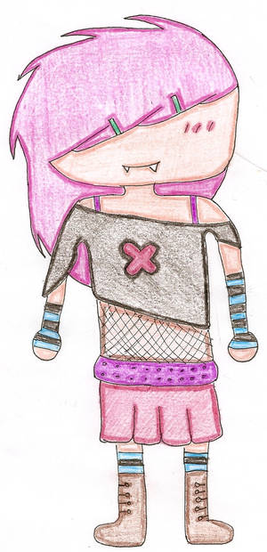 Punk little girl