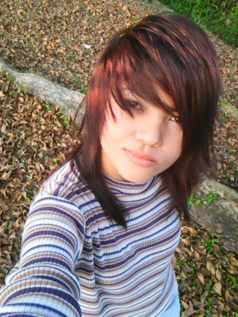 emo girl brown hair  Short scene hair, Emo hair, Scene hair