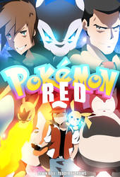Pokemon RED Poster by TeddyBoyDraws