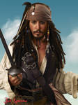 Captain Jack Sparrow by DevineSilence