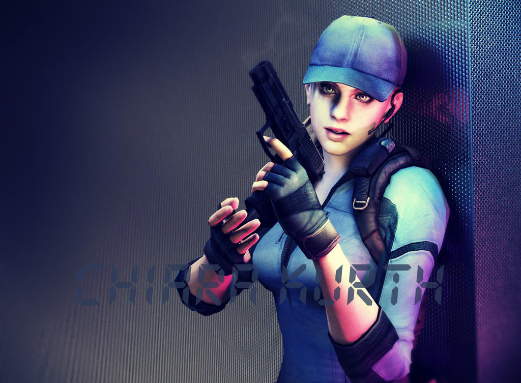 Jill Valentine And Pistol xD