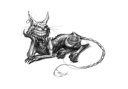 Cheshire Cat Reclines