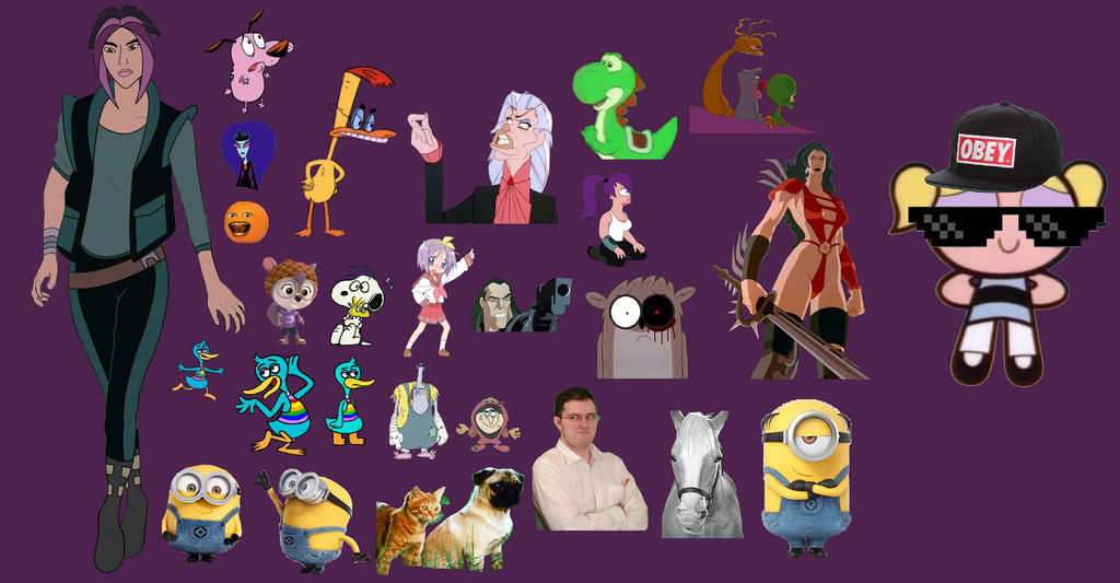 Random Character Collab Trend Showing Random Characters collage by PPGFanantic2000 on DeviantArt