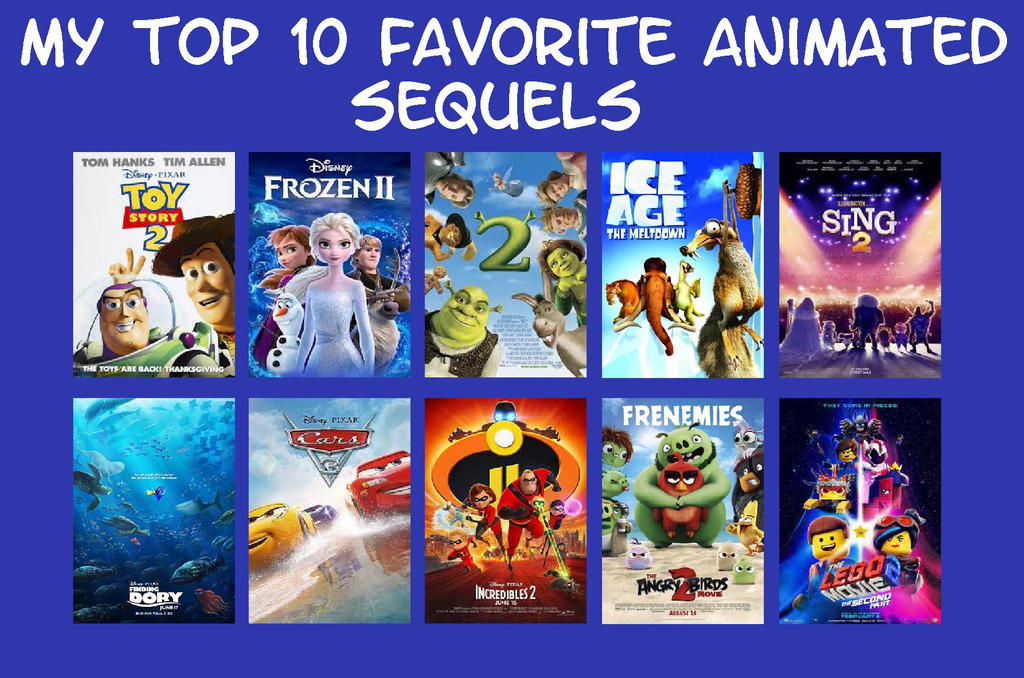 My Top 10 Favorite Animated Sequels by PPGFanantic2000 on DeviantArt