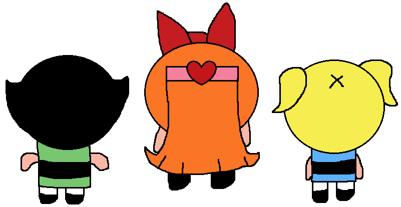 The Powerpuff Girls looked vector by PPGFanantic2000 on DeviantArt