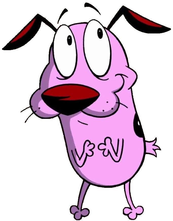 Courage The Cowardly Dog Color Palette