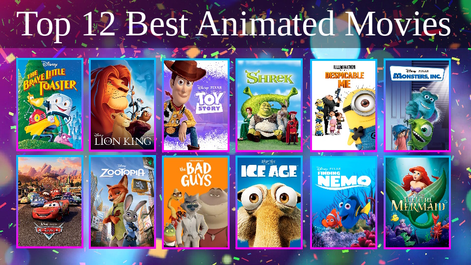 My Top 12 Best Animated Movies by PPGFanantic2000 on DeviantArt