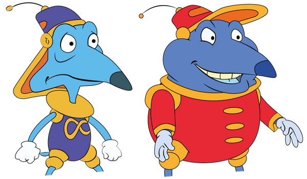 Fraz and Guapo Flub vector