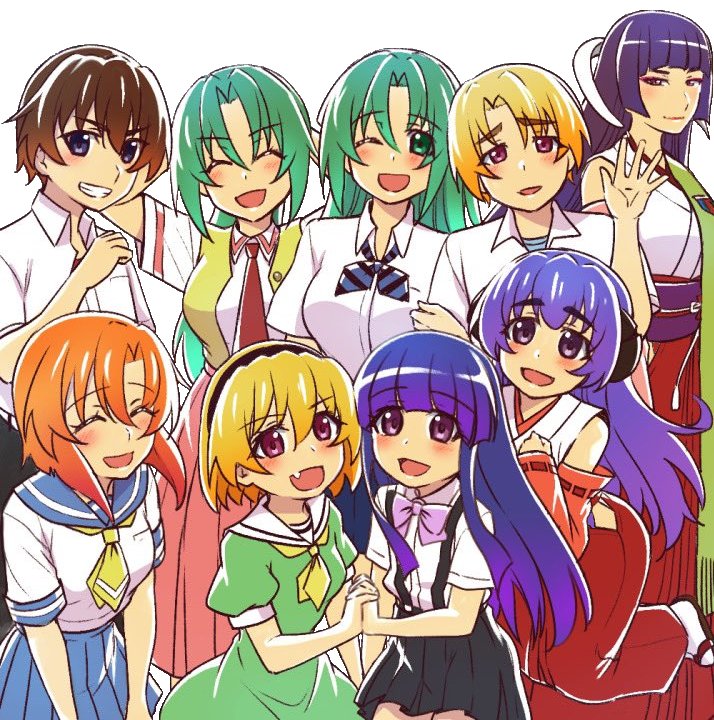 Higurashi Characters png by PPGFanantic2000 on DeviantArt