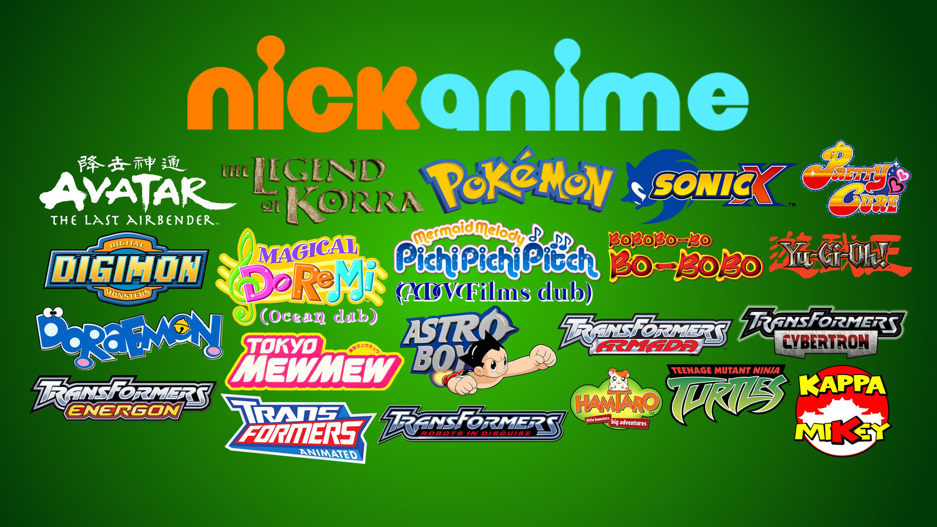 Program Lineup Full Deviantart Nick Anime - Lineup (Timeline-CCS) by PPGFanantic2000 on DeviantArt