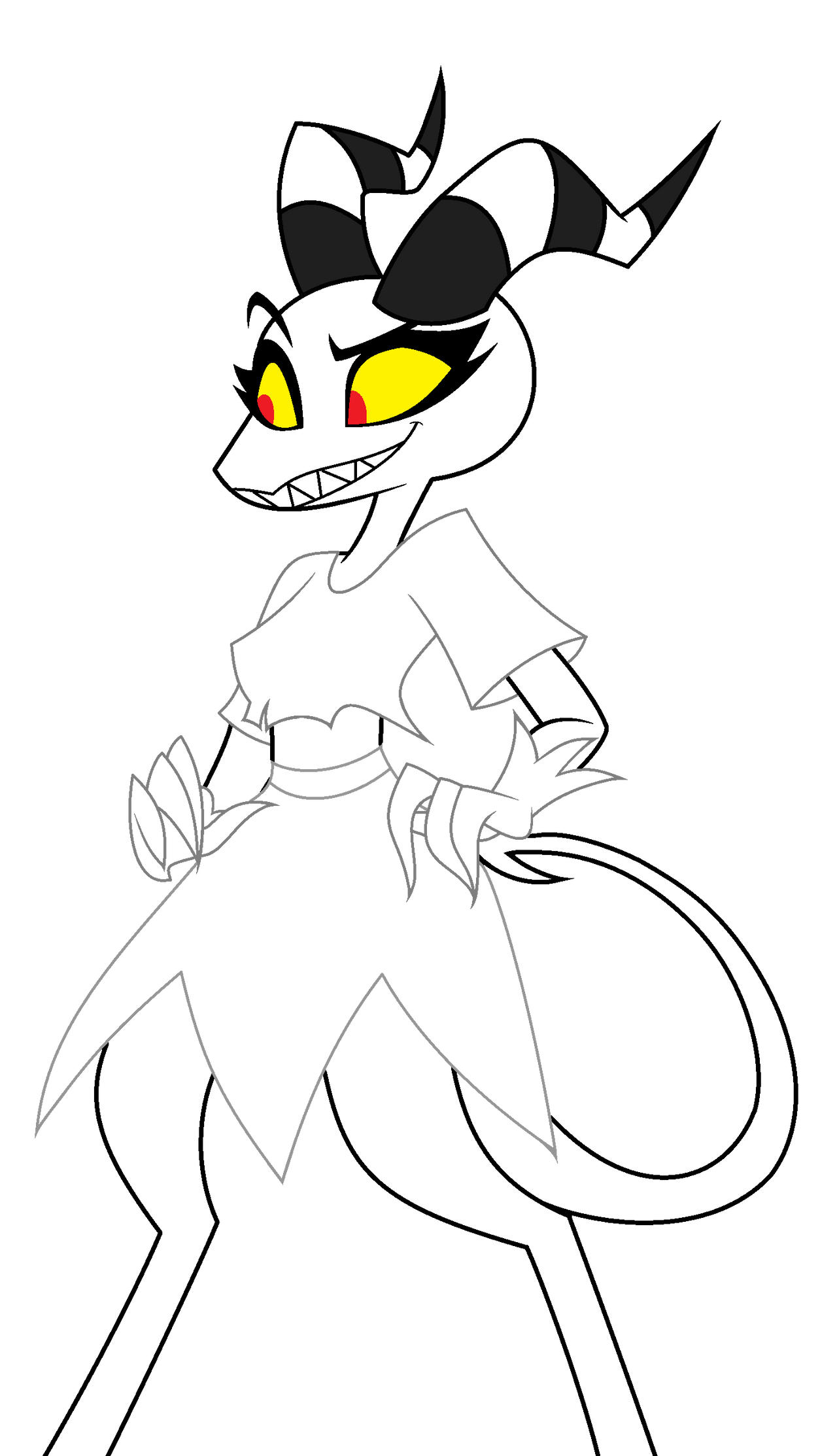 Helluva Boss Imp Base 1 by NessiFanPicture on DeviantArt