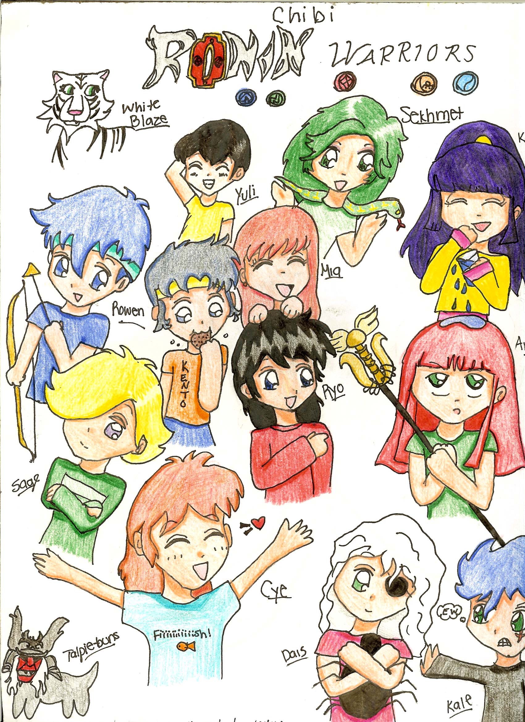 Chibi Ronin Warriors