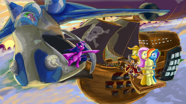 Equestria Sky pirate rescue