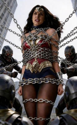 Wonder Woman Trapped n Bound by Chains