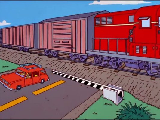 The Simpsons Railroad Crossing Gates by LaikaStudiosFan2023 on DeviantArt