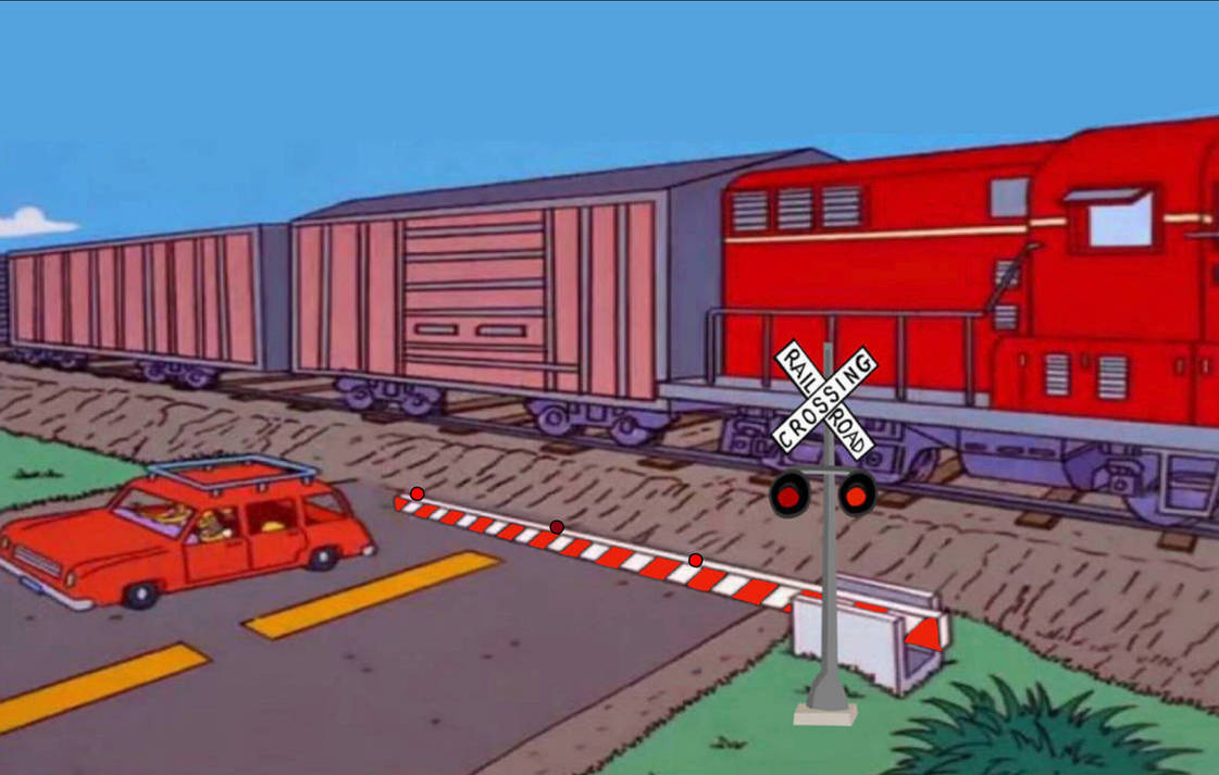 The Simpsons Railroad Crossing (Modified) (V4) by LaikaStudiosFan2023 ...