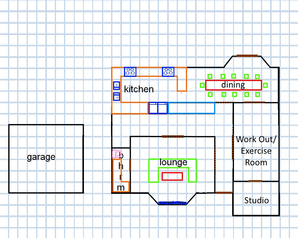 First Floor blue print