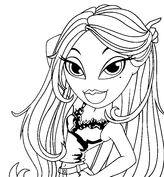 Yasmin Bratz Coloring Pages