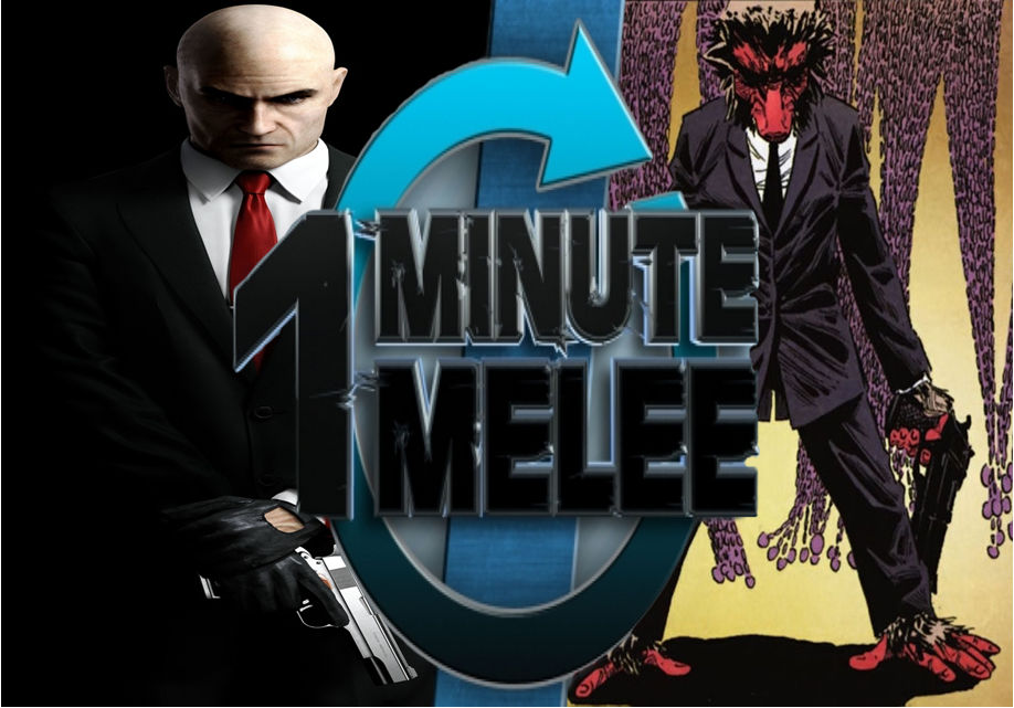 One Minute Melee Agent 47 vs Hit Monkey by derekmetaltron