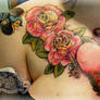 Flowers and Heart chest design