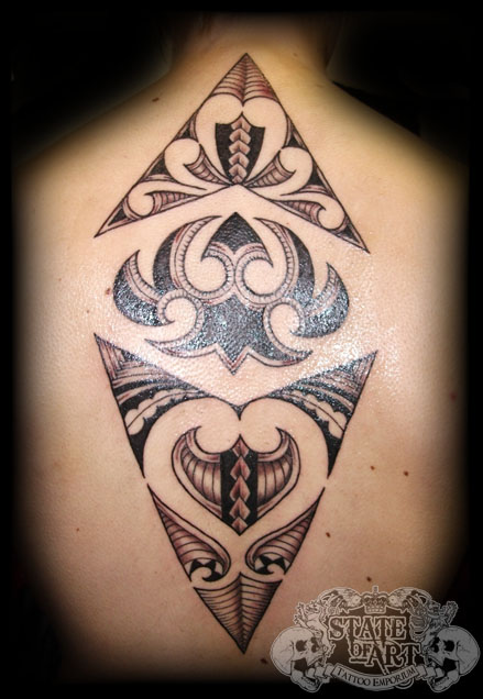 Maori on back