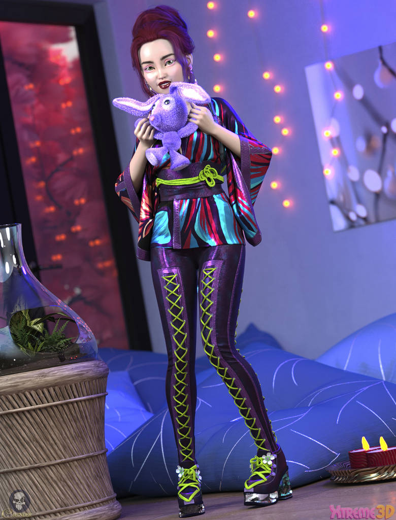 Happy Bunny For Daz Studio by Hameleon by crenderIT on DeviantArt