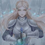 Armored Zelda - Rain