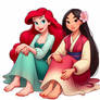 Ariel Sitting Next To Mulan 4 Request