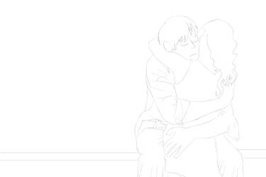 Hug lineart