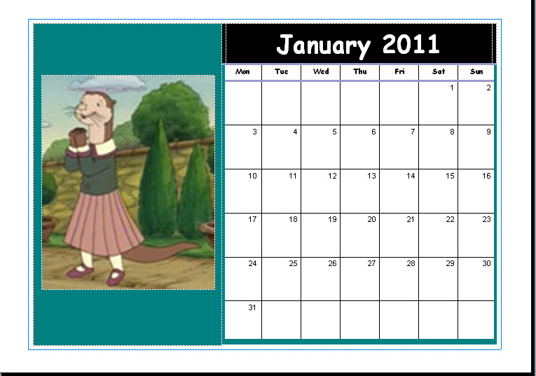 Ottoline Calander 2011