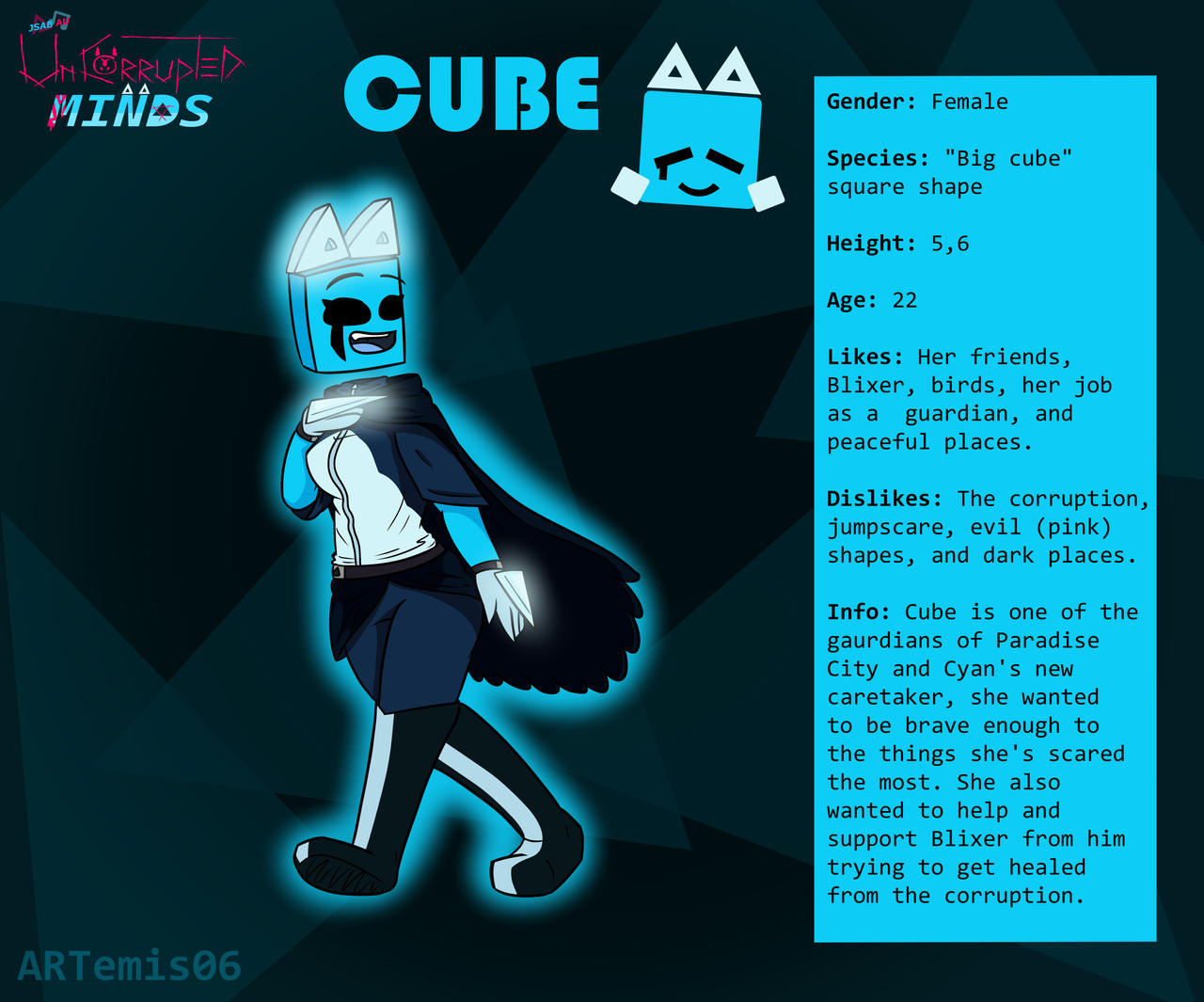 Character info Cube (Remake) by ARTemis06-diana on DeviantArt