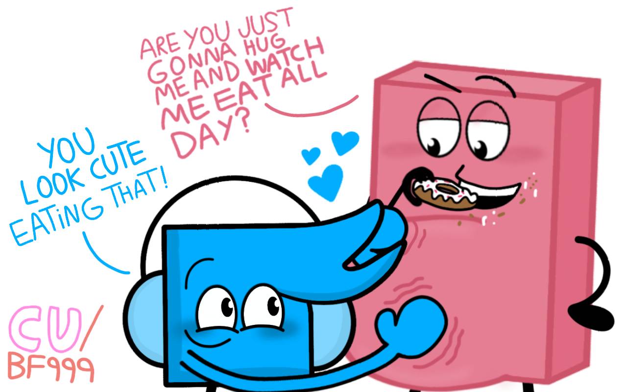 Square Joe Deviantart Square Joe Hugging while he's eating by tr5jsnmse4nmjsj on DeviantArt