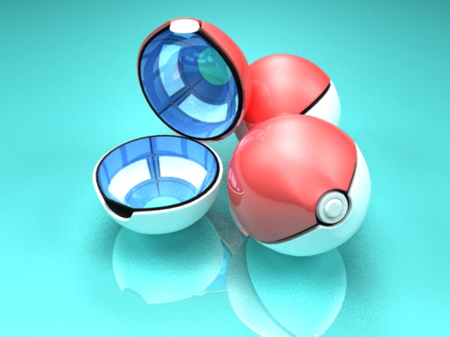 Dynamic Pokeball Ready to animate Pokeball by Henrique3DArt on DeviantArt