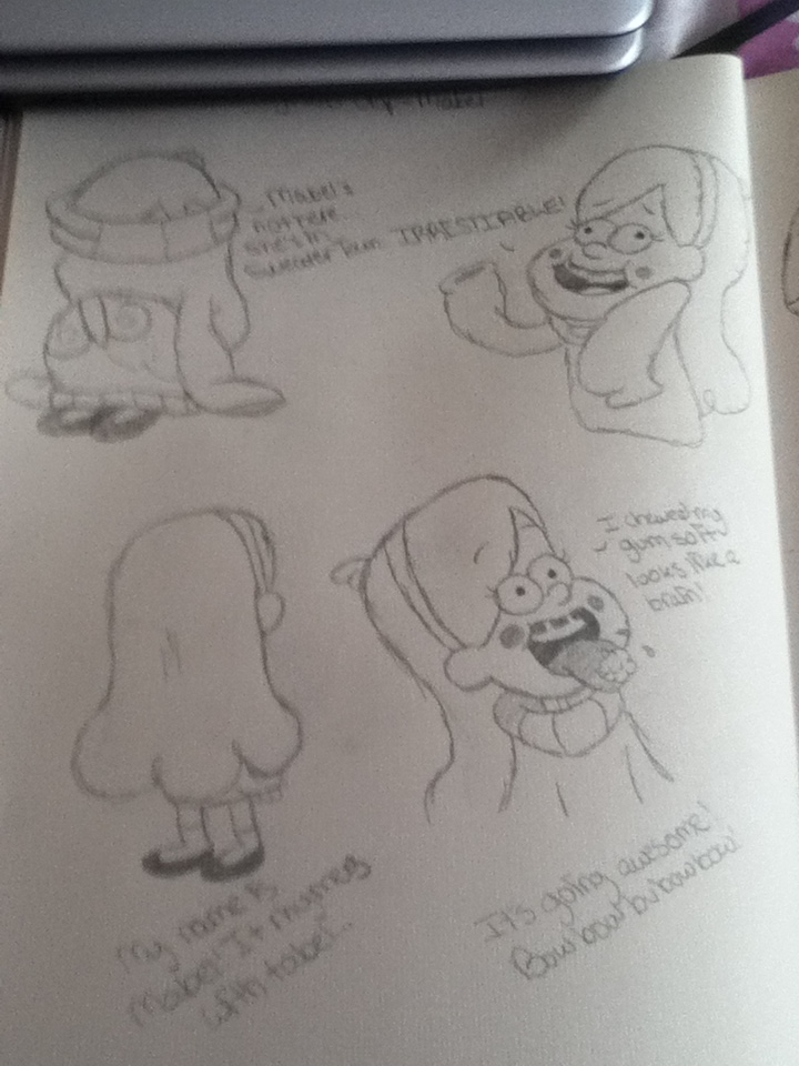 Sketches of Mabel Pines