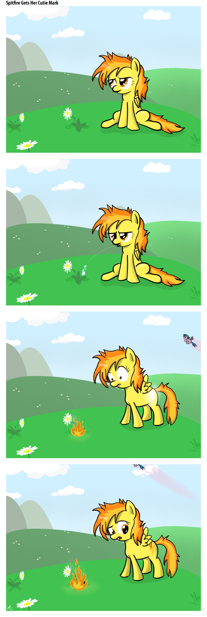 Spitfire Gets Her Cutie Mark