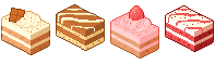 Petit Square Cake Set 1