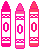 -F 2 U- Rosey Pink Crayons