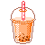 -F 2 U- Orange Bubble Tea Icon