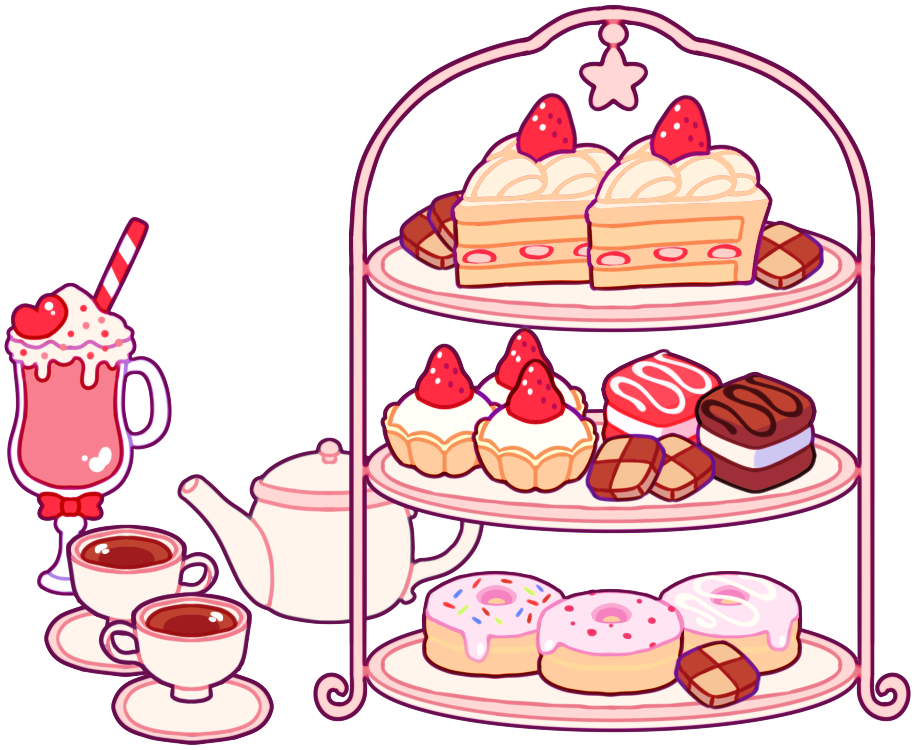 Kawaii Cake Set