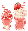 Strawberry N' Creamy Cafe Drinks