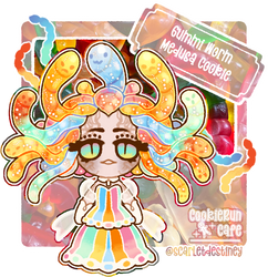 (CLOSED!) Gummi Worm Medusa Cookie