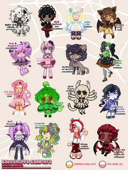 FALLENTOBER| Sweeticals Bakeshoppe Samplers Gacha