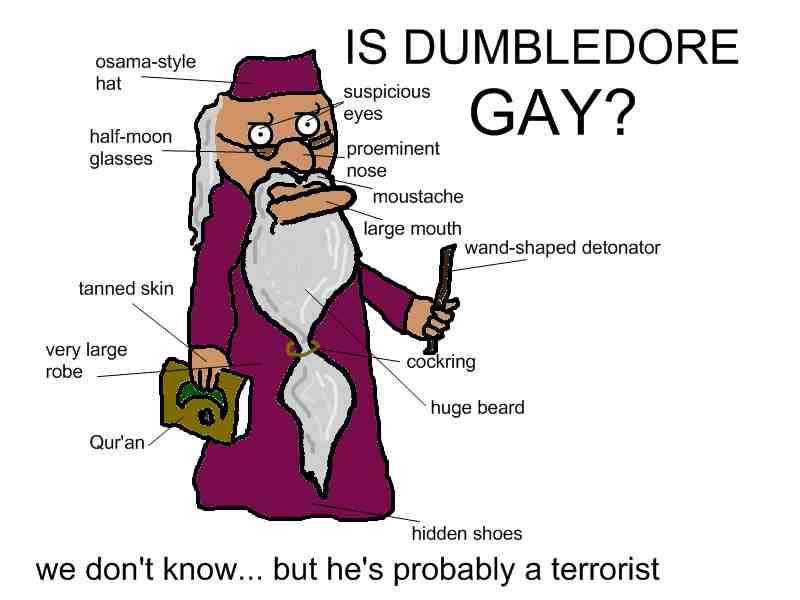 Dumbledore is not gay