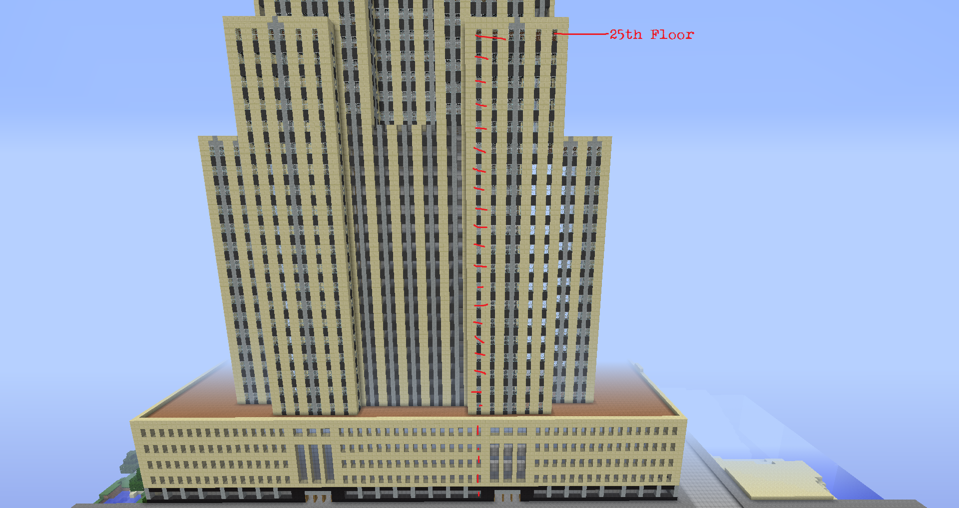 Empire State Building Blueprints Minecraft