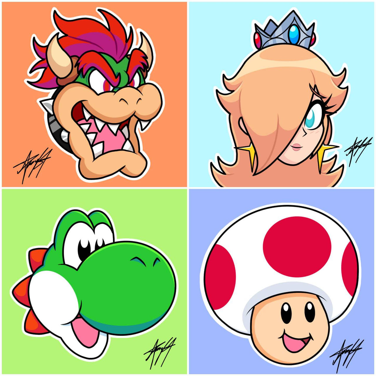 Computer Character Mario Updated Super Mario Character Designs - Part 2 by Amaury2004 on DeviantArt
