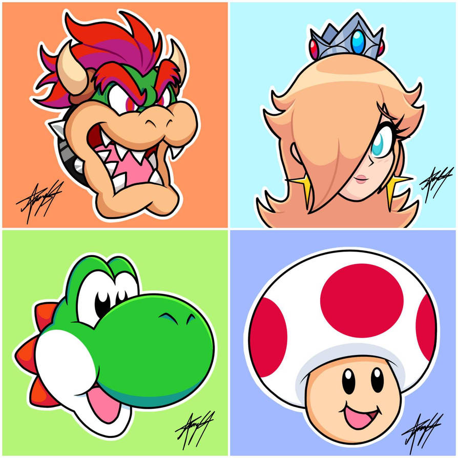 Updated Super Mario Character Designs - Part 2 by Amaury2004 on DeviantArt