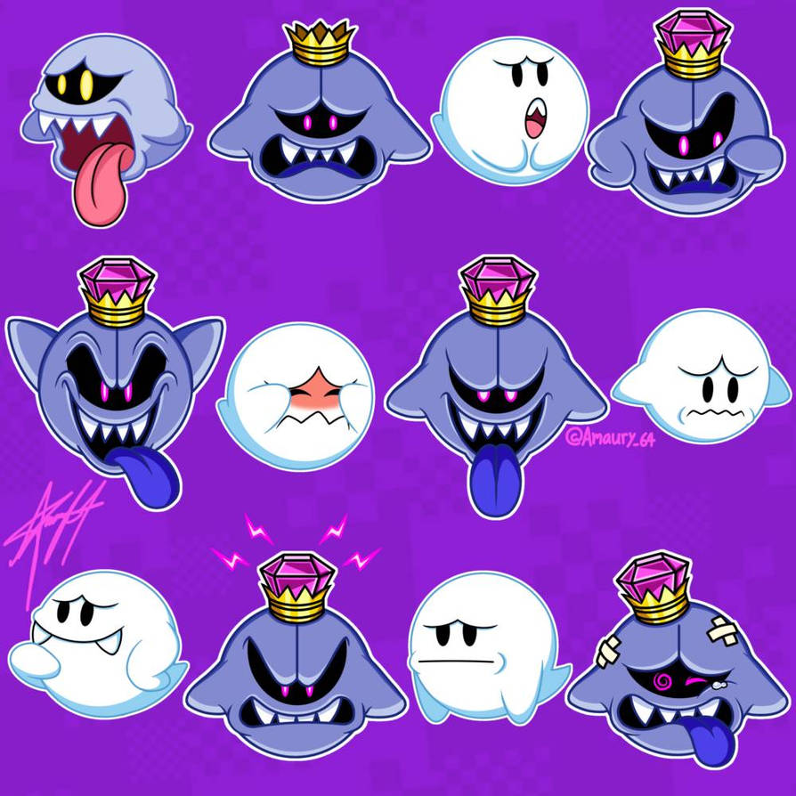 Side Facing Boos BOO! A few Boos doodles by Amaury2004 on DeviantArt