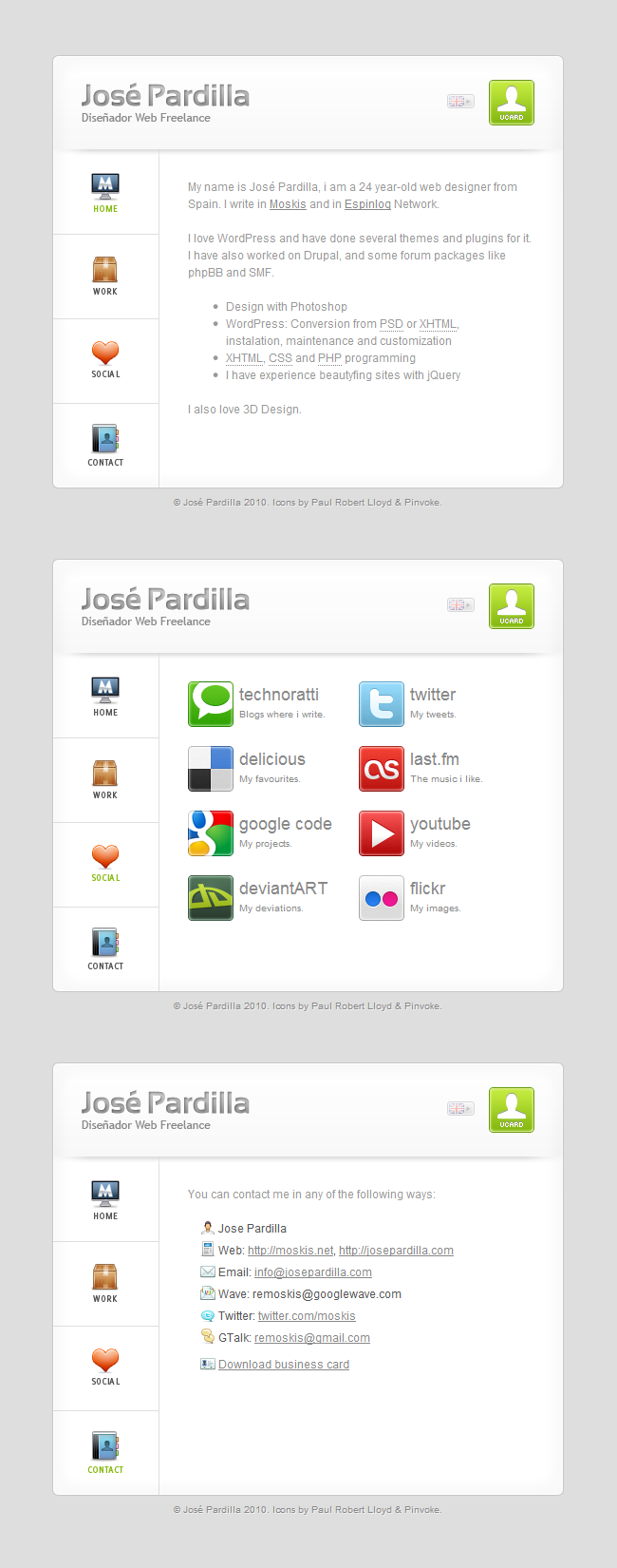 JosePardilla.com v1